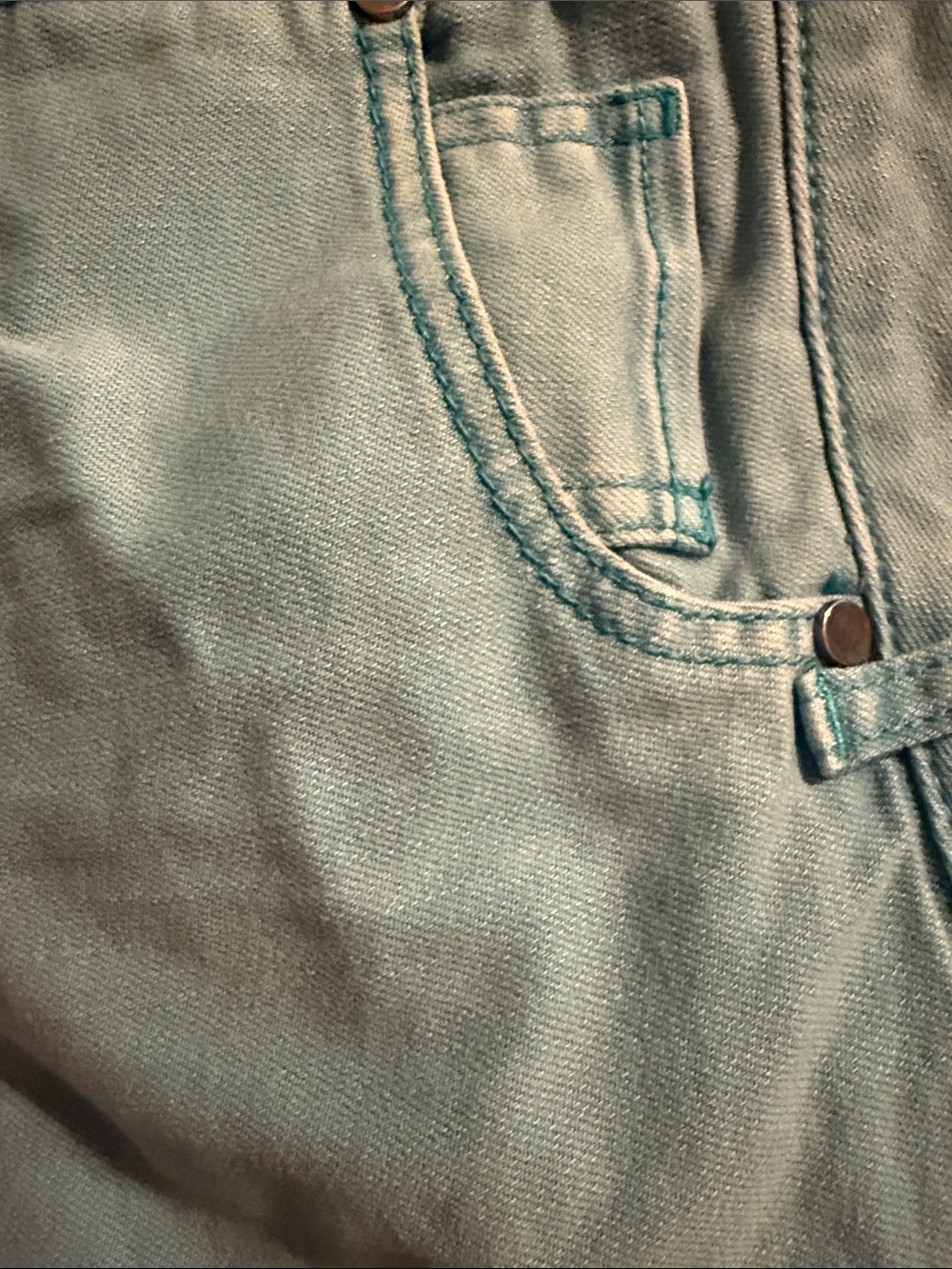 Lane Bryant Light Aqua Denim Shorts - Picture 12 of 13